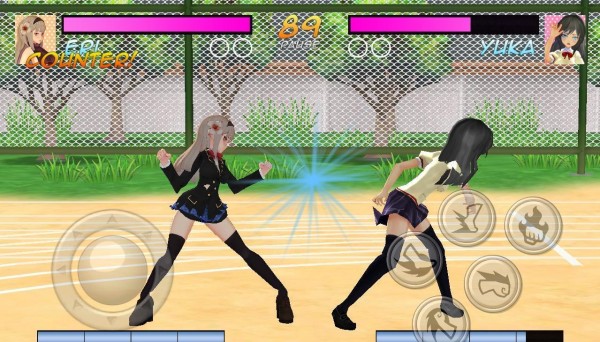 高中女生格斗模拟器汉化版截图2