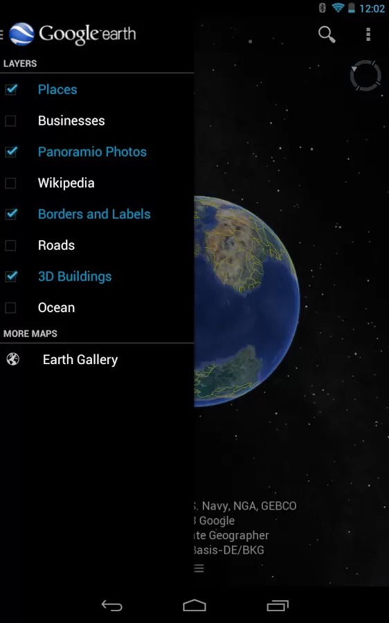 谷歌地球截图4